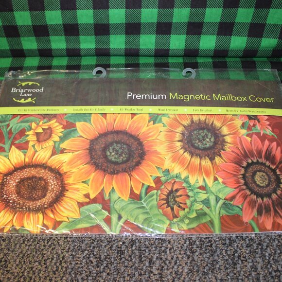 NEW Sunflower Magnetic Mailbox Cover | Fall Harvest Outdoor Decor 🌻🍁 - Picture 1 of 2